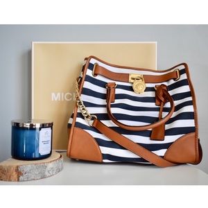 Michael Kors Hamilton Striped Navy